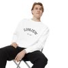 Unisex Garment-Dyed Sweatshirt with Vintage American Flag Design - Image 7