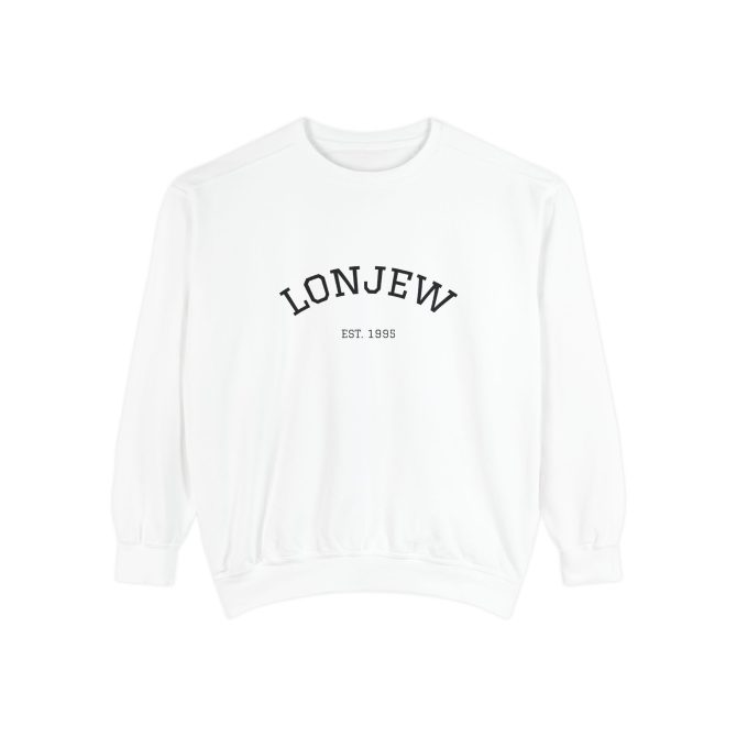Unisex Garment-Dyed Sweatshirt with Vintage American Flag Design - Image 2